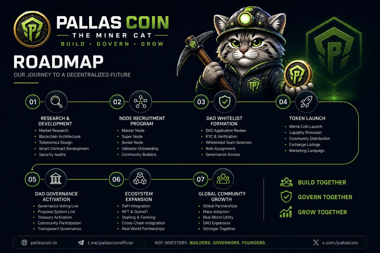 PALLAS COIN Roadmap
